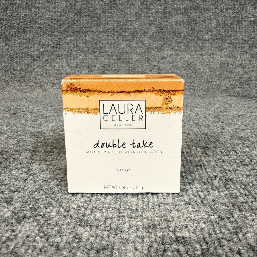 Laura Geller Double Take Baked Versatile Powder Foundation Deep 0.35oz 10g